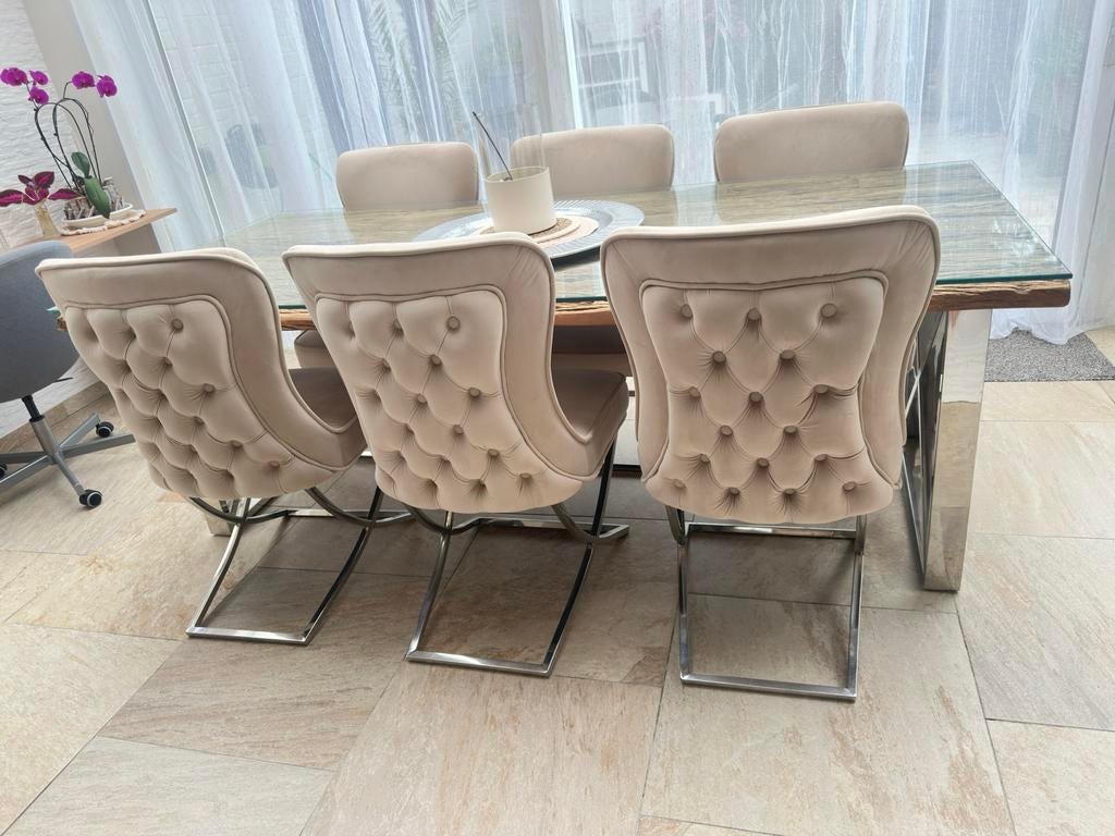 6x Eetstoel Eric Kuster Style, Ophalen, Gebruikt, Overige kleuren, Eric Kuster