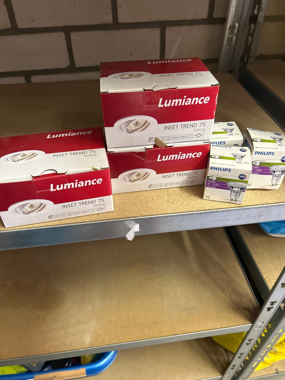 Luminance Inbouwspots & Philips LED GU10 Spots, Philips, Led-lamp, GU10, Dimbaar