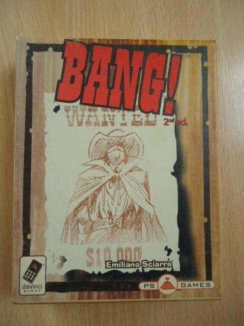 BANG! Wanted 2nd ed. kaartspel PS Games. compleet en zgan, Vijf spelers of meer, Ophalen of Verzenden, Zo goed als nieuw, PS Games