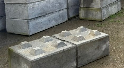 Goedkope stapelblokken van beton, Verzenden, Overige typen, Nieuw, 10 m² of meer