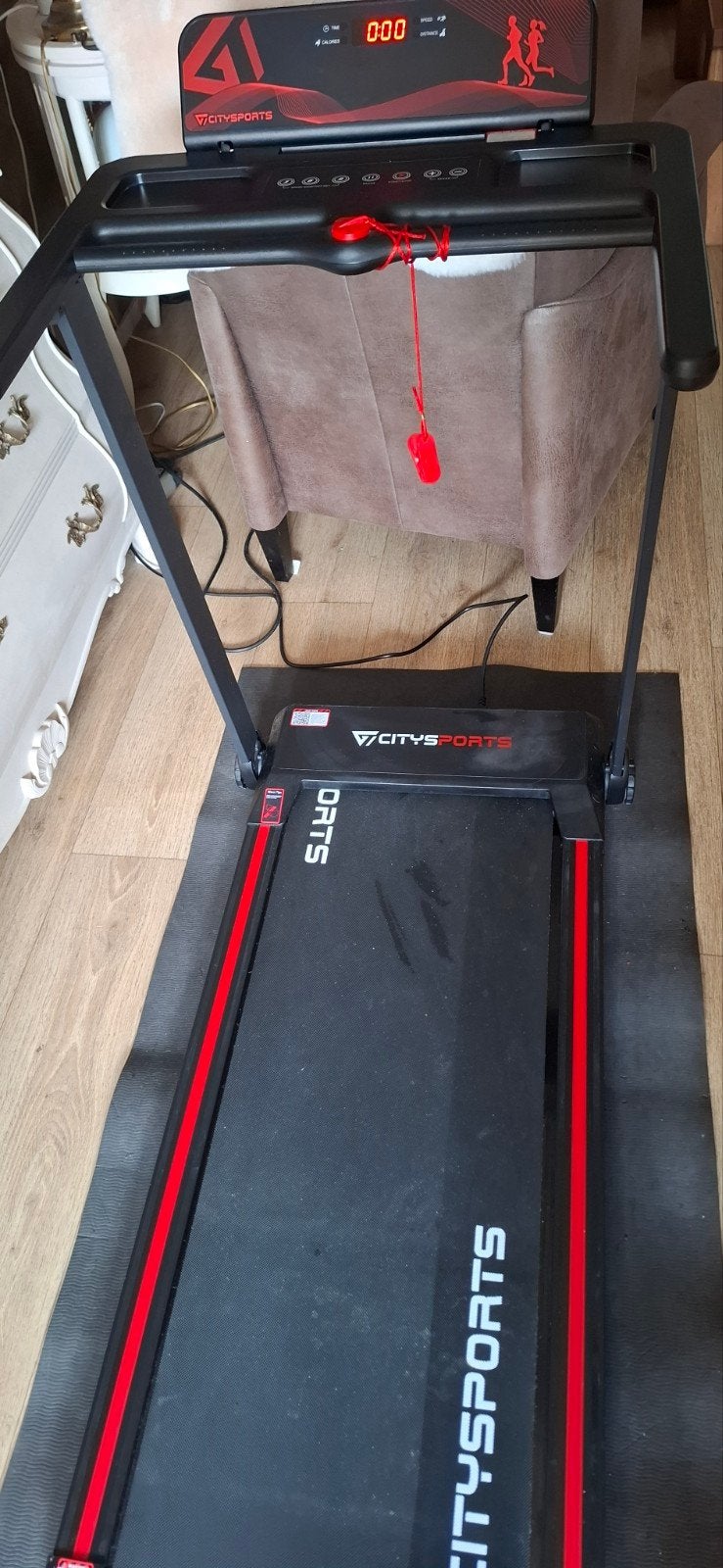 Citysports Opvouwbare Loopband, Sport en Fitness, Ophalen, Gebruikt, Benen, Overige typen