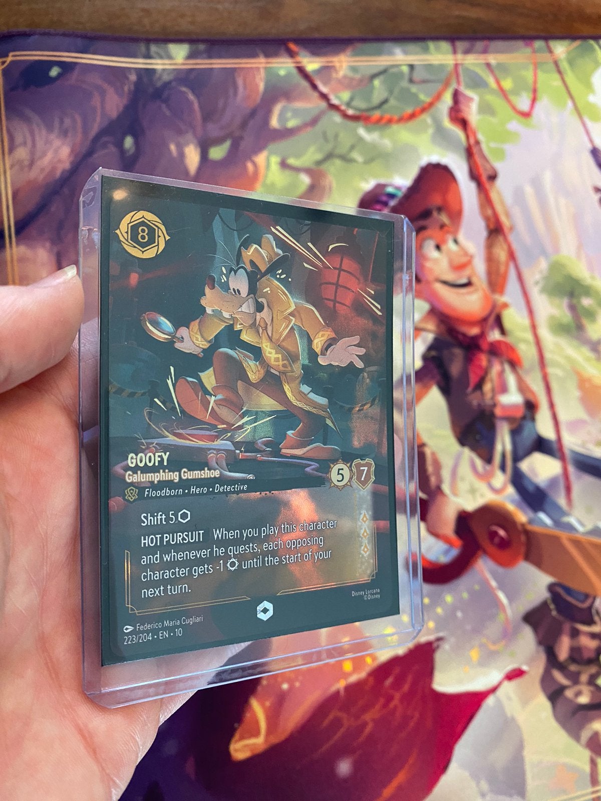 Lorcana Goofy Enchanted set 10, Ophalen, Goofy of Pluto, Nieuw, Overige typen