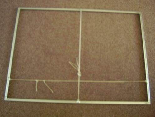 lijst aluminium schilderij landkaart plattegrond decoratie, Ophalen, Schilderijlijst, 78 cm, Zo goed als nieuw