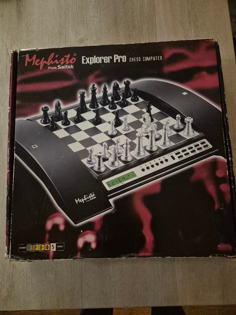 Schaakcomputer Mephisto Explorer Pro, Ophalen, Minder dan 500 stukjes, Gebruikt, Schaken