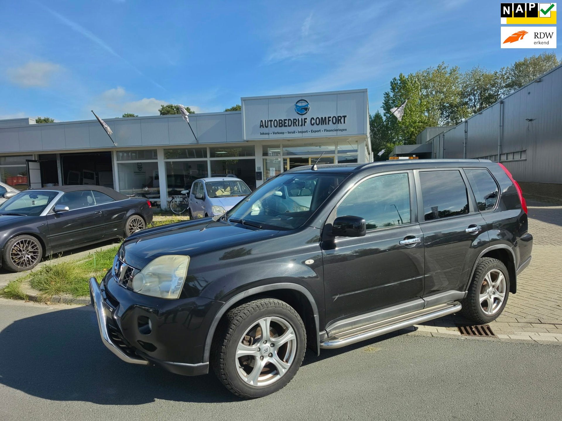 Nissan X-Trail 2.5 LE 4WD. • KOOPJE •, Auto's, Gebruikt, Zwart, 4 cilinders, 2000 kg