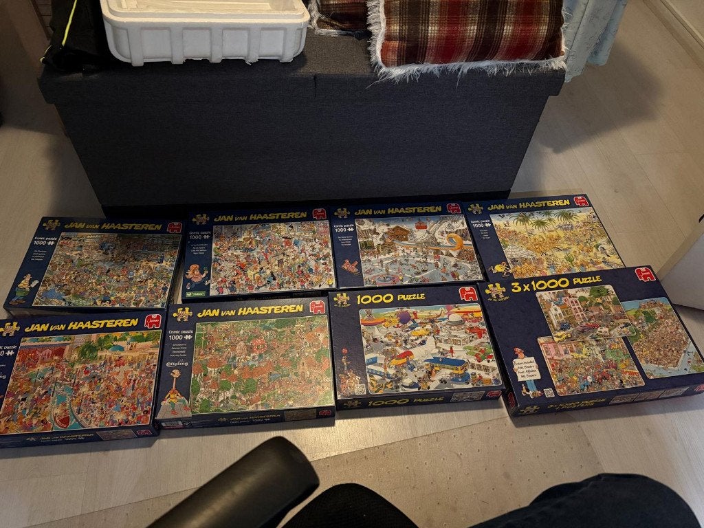 puzzels 8stuks