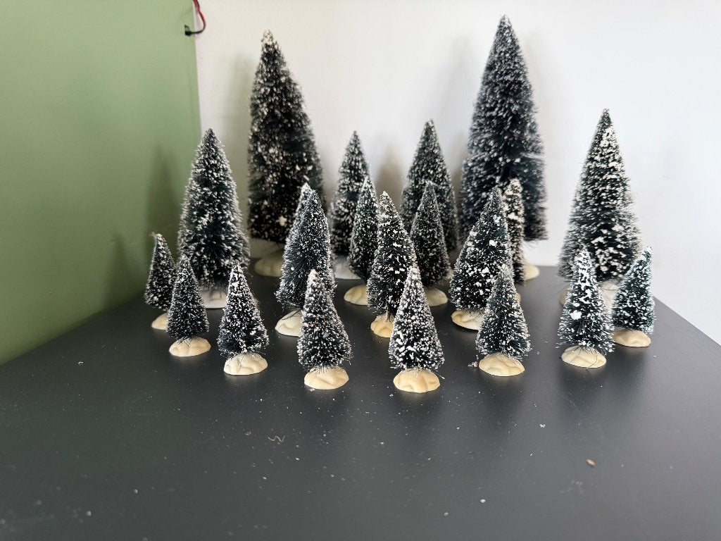 Lemax kerstbomen, Diversen, Ophalen, Gebruikt