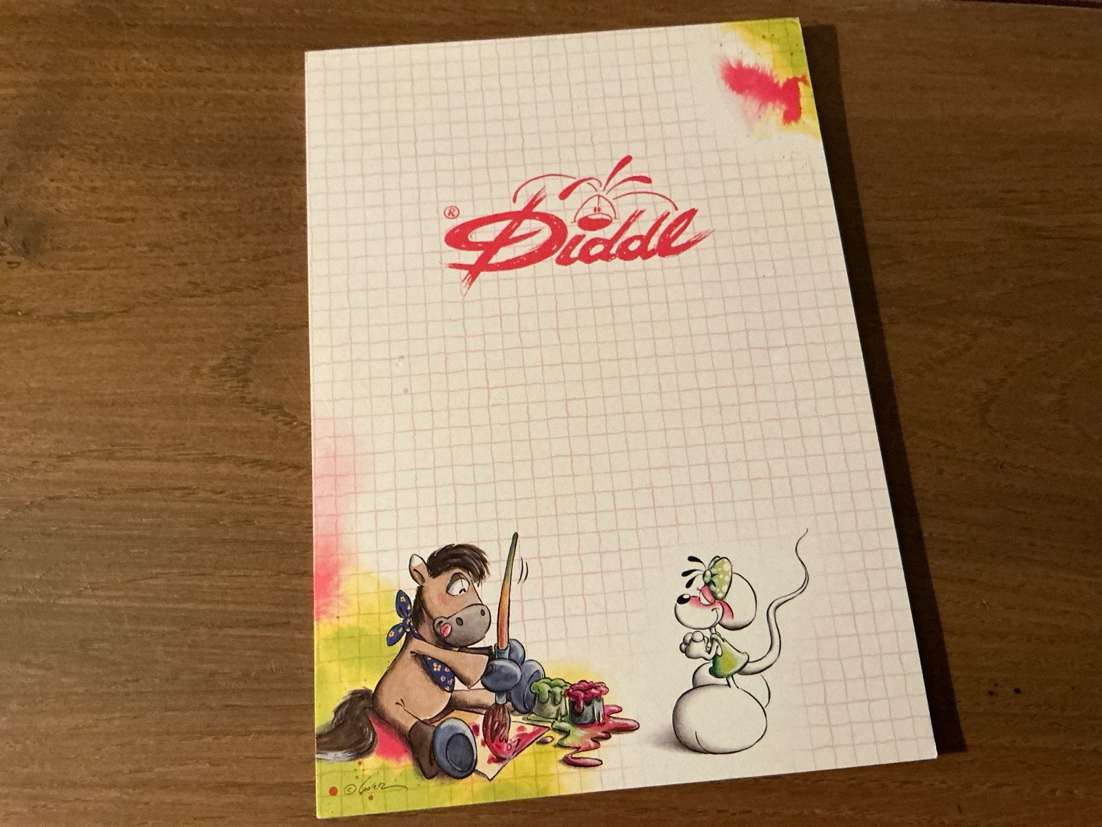 Diddl Schrijfblok met Galupy en Pimboli - nieuw, Ophalen of Verzenden, Verschillende figuren, Nieuw, Papier, Kaart of Schrift