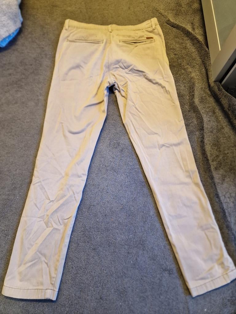 Nette beige heren chino broek, Onbekend, Beige, Overige maten, Ophalen of Verzenden