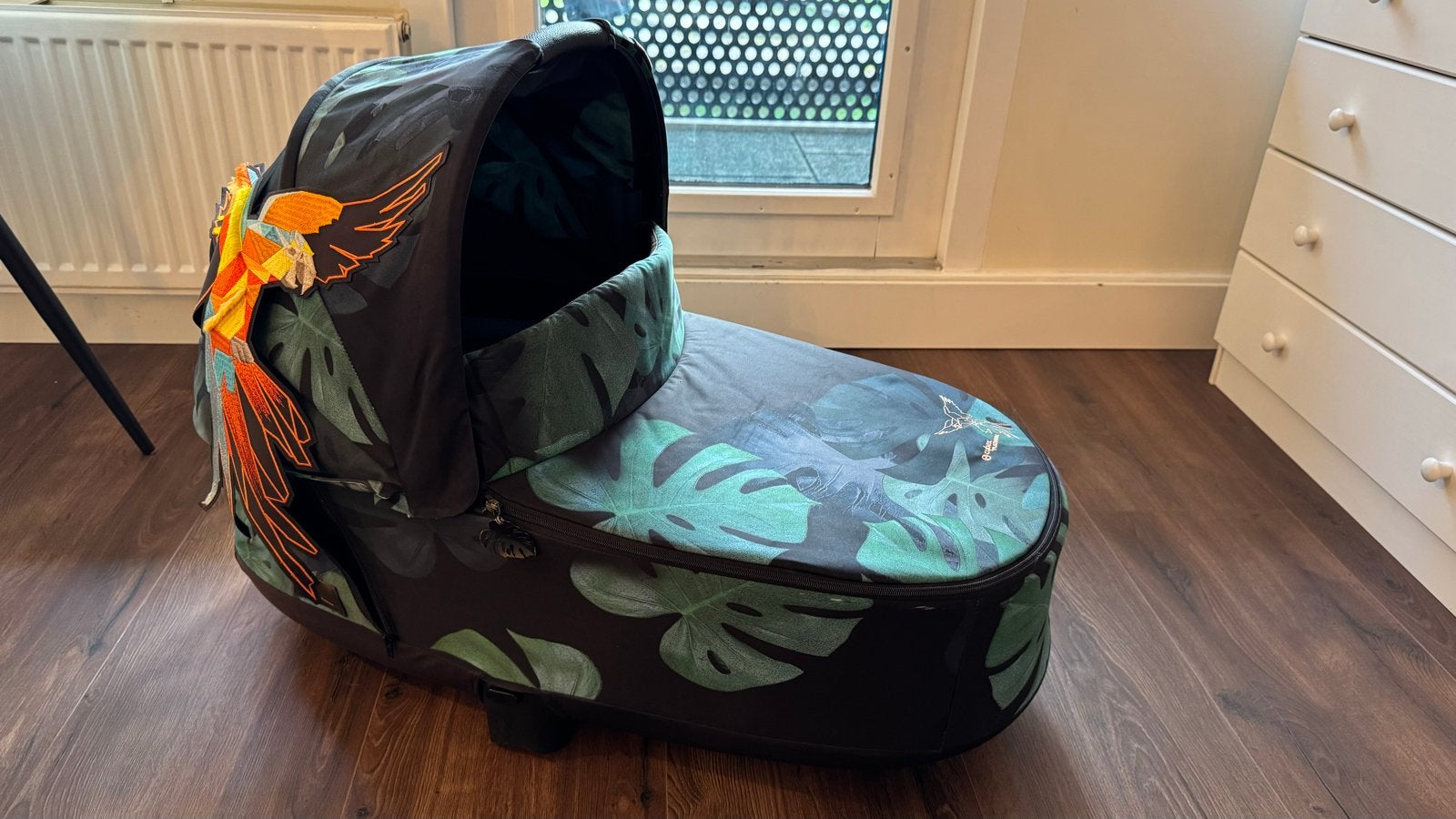 Cybex Priam Lux Reiswieg - Birds of Paradise, Zo goed als nieuw, Met reiswieg, Ophalen, Kinderwagen