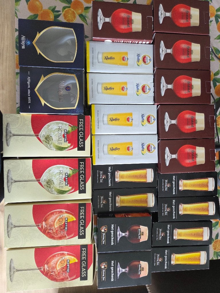 Unieke glazen, Ophalen, Glas of Glazen, Overige merken, Nieuw