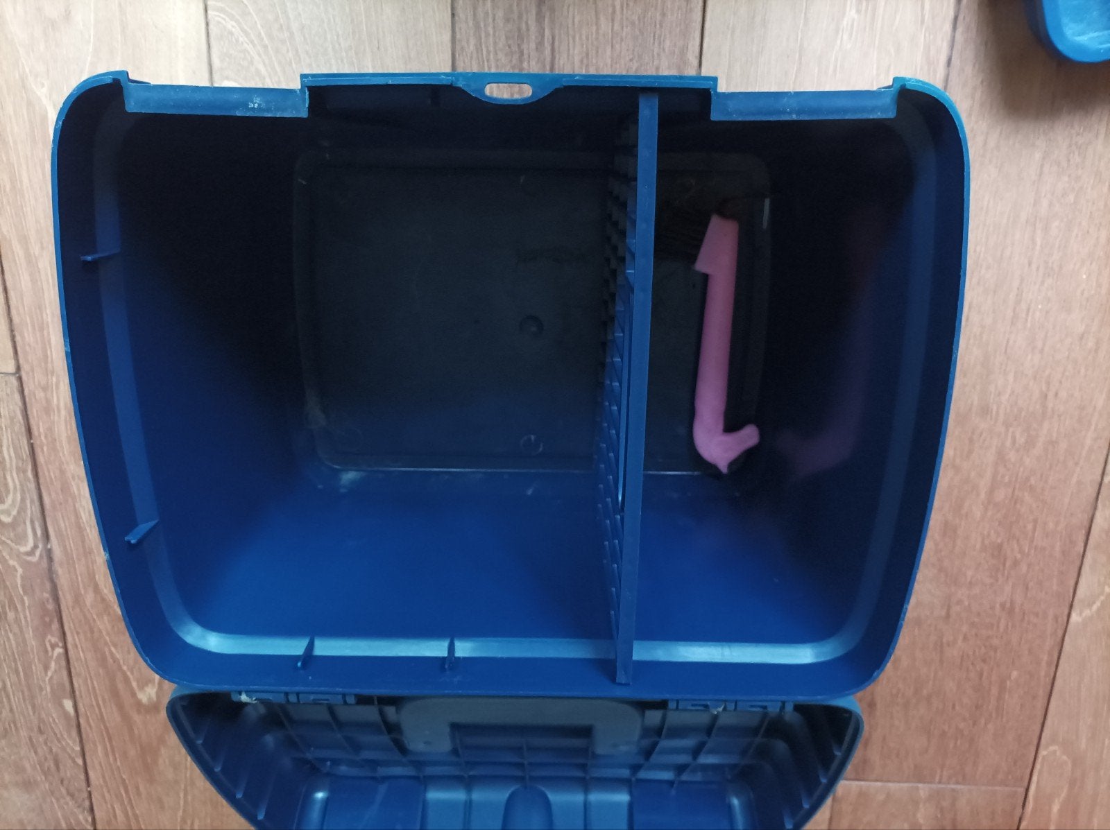 Poetskoffer groot, Ophalen