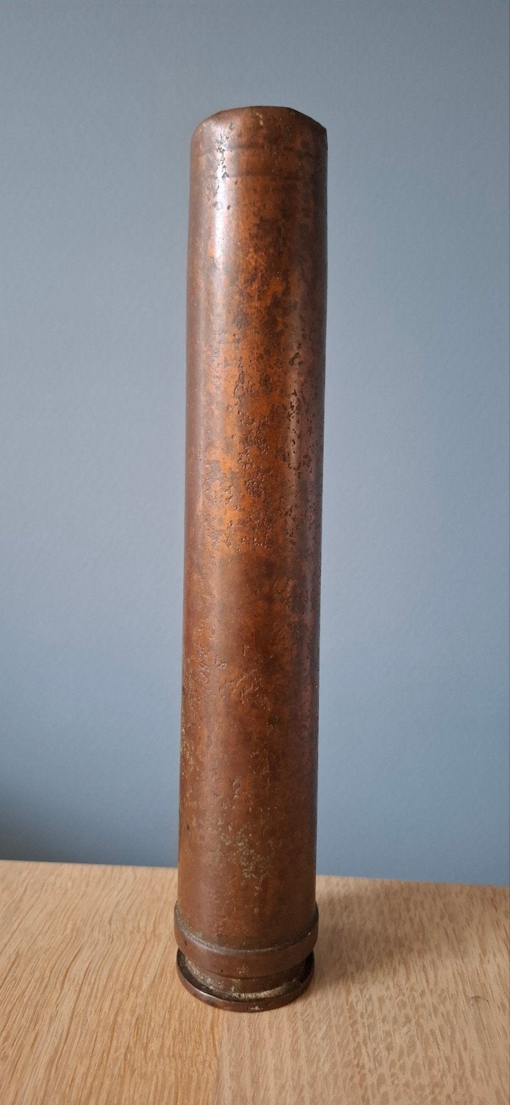 Bodemvondst Koperen Huls - Duits, 1936 (R131, 103), Verzamelen, Ophalen of Verzenden, Duitsland, Hulzen of Bodemvondsten