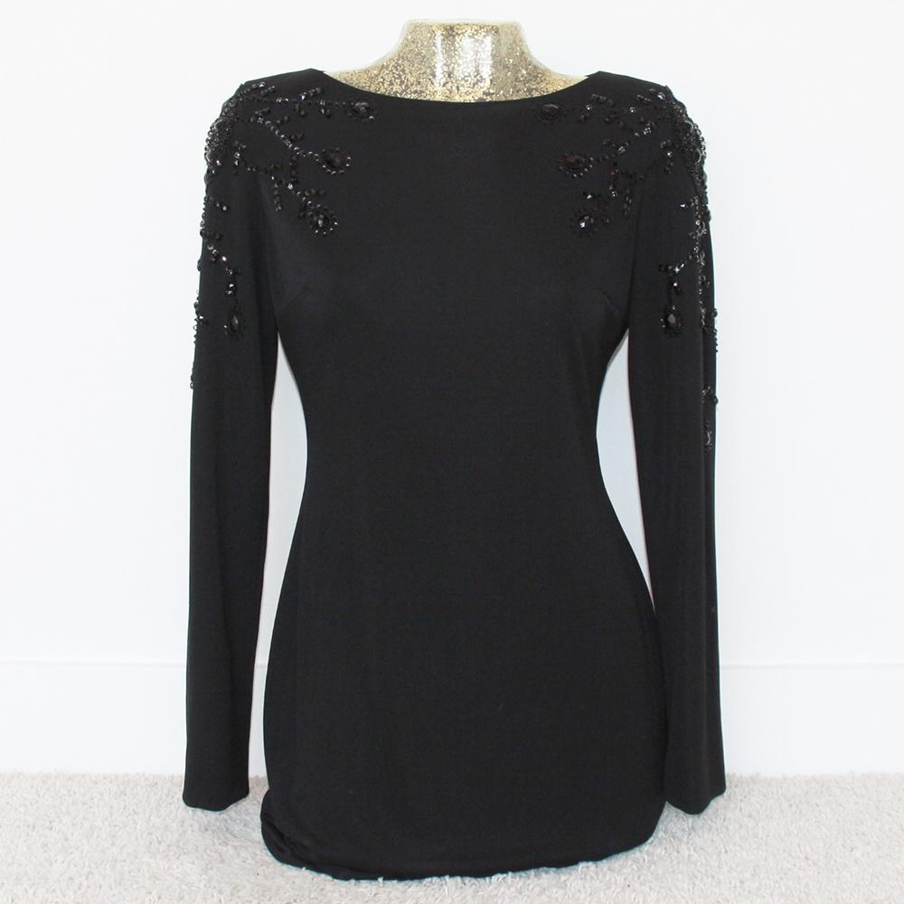 Prachtig Basix Black Label Jurkje (Maat 8/M) - 85 € 165,-, Maat 38/40 (M), Basix Black Label, Zwart, Ophalen of Verzenden