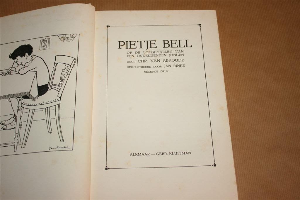 Pietje Bell. Abkoude. Kluitman 1927., Boeken, Ophalen of Verzenden, Gelezen