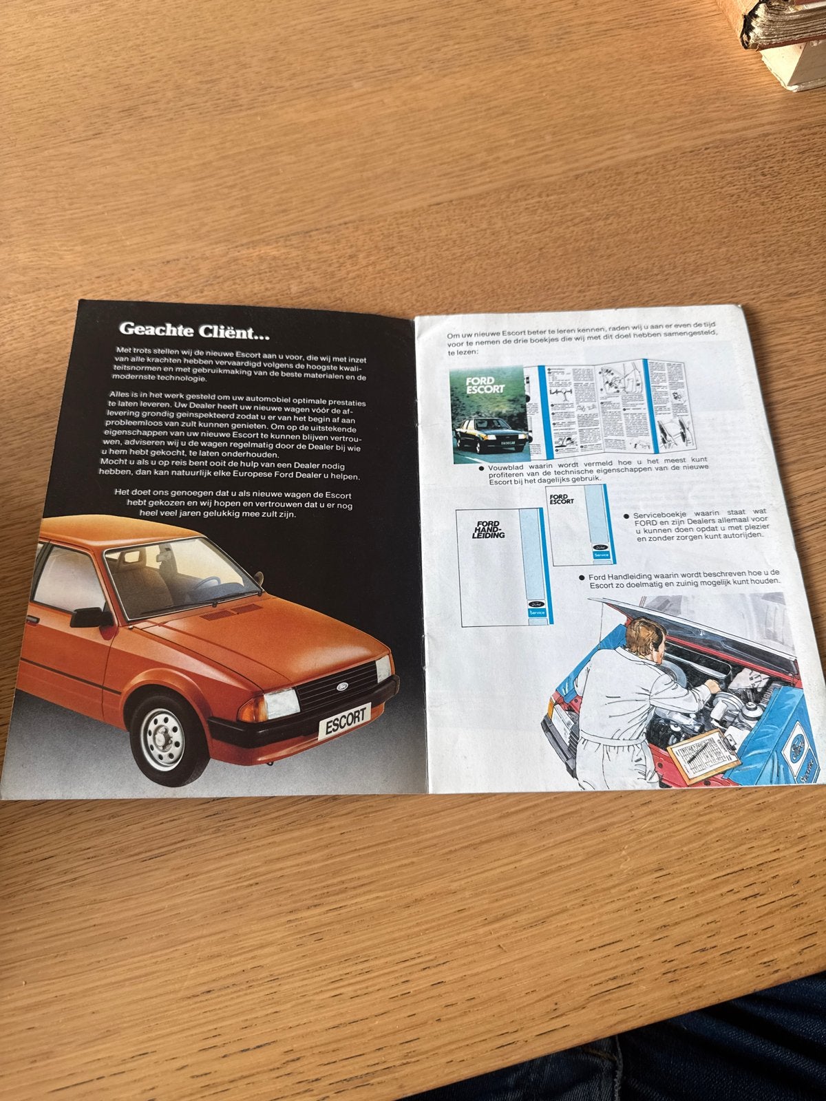 Ford Escort Handleiding - Origineel en Compleet, Ophalen of Verzenden