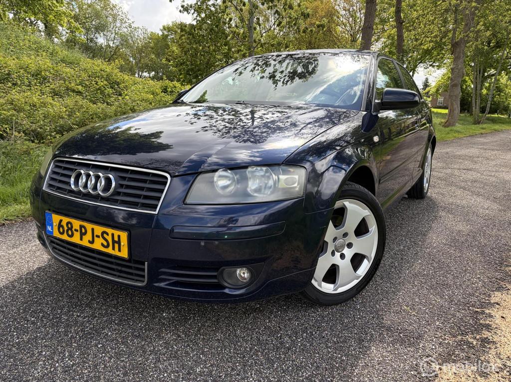 Audi A3 1.6 FSI Ambiente Pro L…Leer, Auto's, Audi, Voorwielaandrijving, 15 km/l, Gebruikt, Blauw