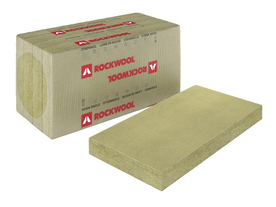 3,5m² Steenwol Rockwool Rocksono Base 120x60x14 CM, Ophalen, 4 tot 8 cm, Nieuw, Steenwol