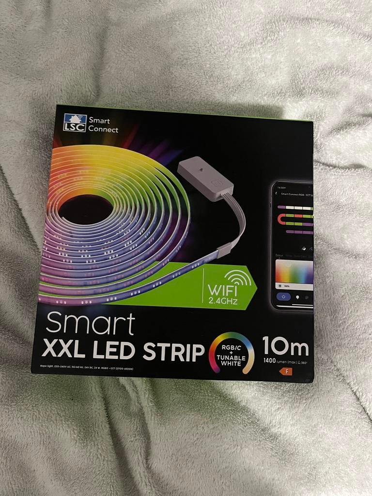 Smart XXL LED Strip 10m RGB/C Tunable White WiFi, Ophalen of Verzenden, Nieuw