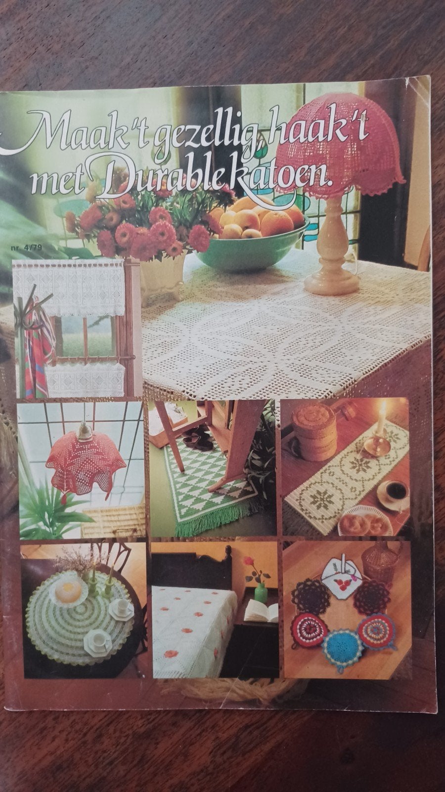 Vintage Gezellig haken met Durable katoen, Hobby en Vrije tijd, Breien en Haken, Ophalen of Verzenden, Zo goed als nieuw