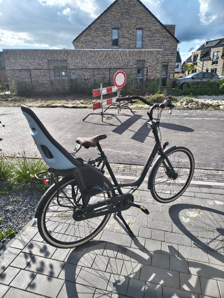 Gazelle Bloom C7 Mamafiets 61cm plus stoel voor en achter, Fietsen en Brommers, Ophalen, 2 zitjes, 56 cm of meer, Zo goed als nieuw