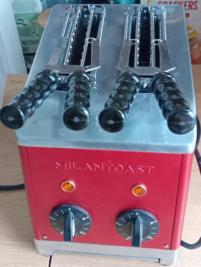 MILAN TOAST/BROODROOSTER, Ophalen of Verzenden, Gebruikt, Uitneembare kruimellade