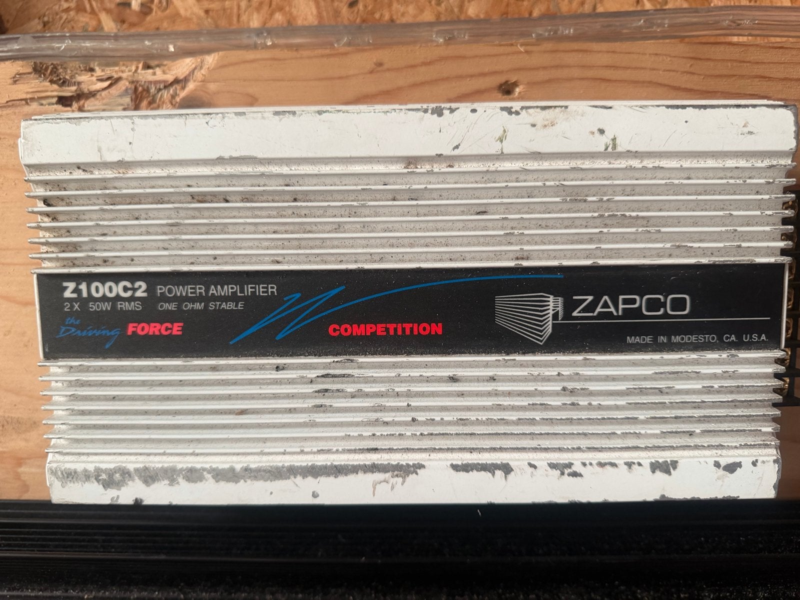 Zapco Z100C2 2-kanaals versterker - Krachtige audio, Auto diversen, Ophalen of Verzenden, Gebruikt