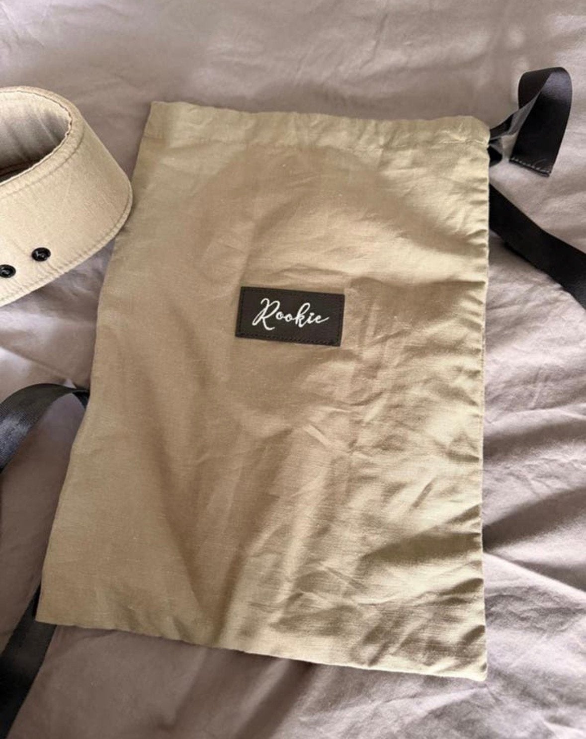 Rookie premium draagzak khaki kleur, Kinderen en Baby's, Babydragers en Draagdoeken, Ophalen, Zo goed als nieuw, Draagzak, Overige merken
