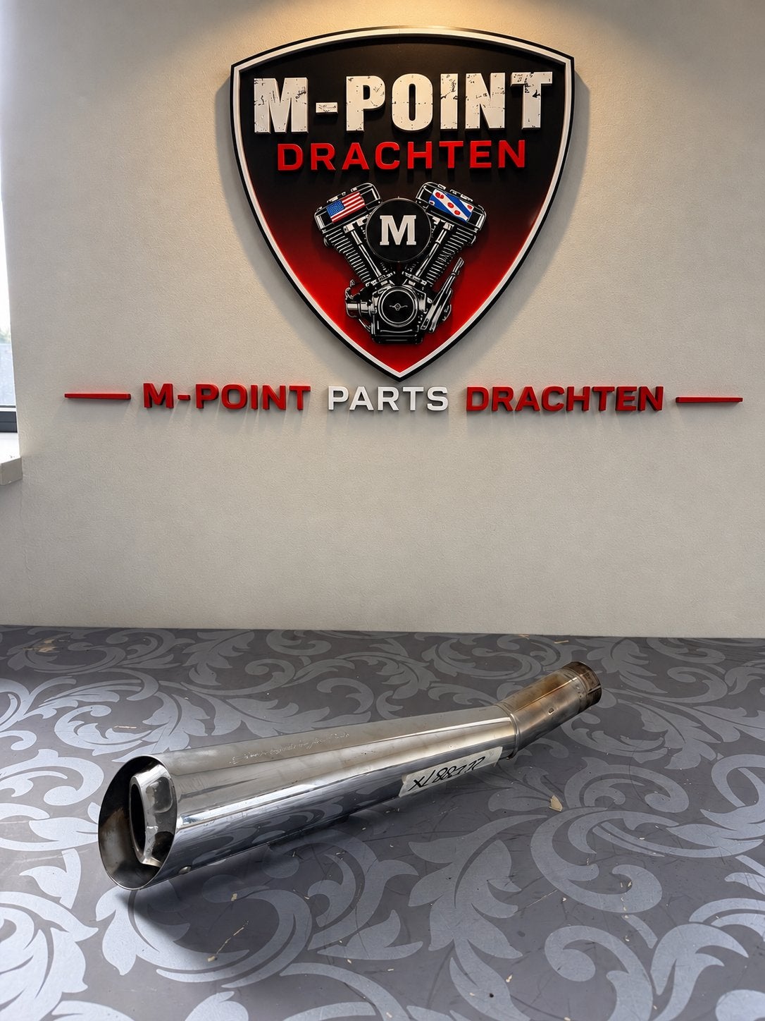 Harley-Davidson XL883R Screamin’ Eagle Pro Uitlaatdemper, Ophalen of Verzenden, Gebruikt