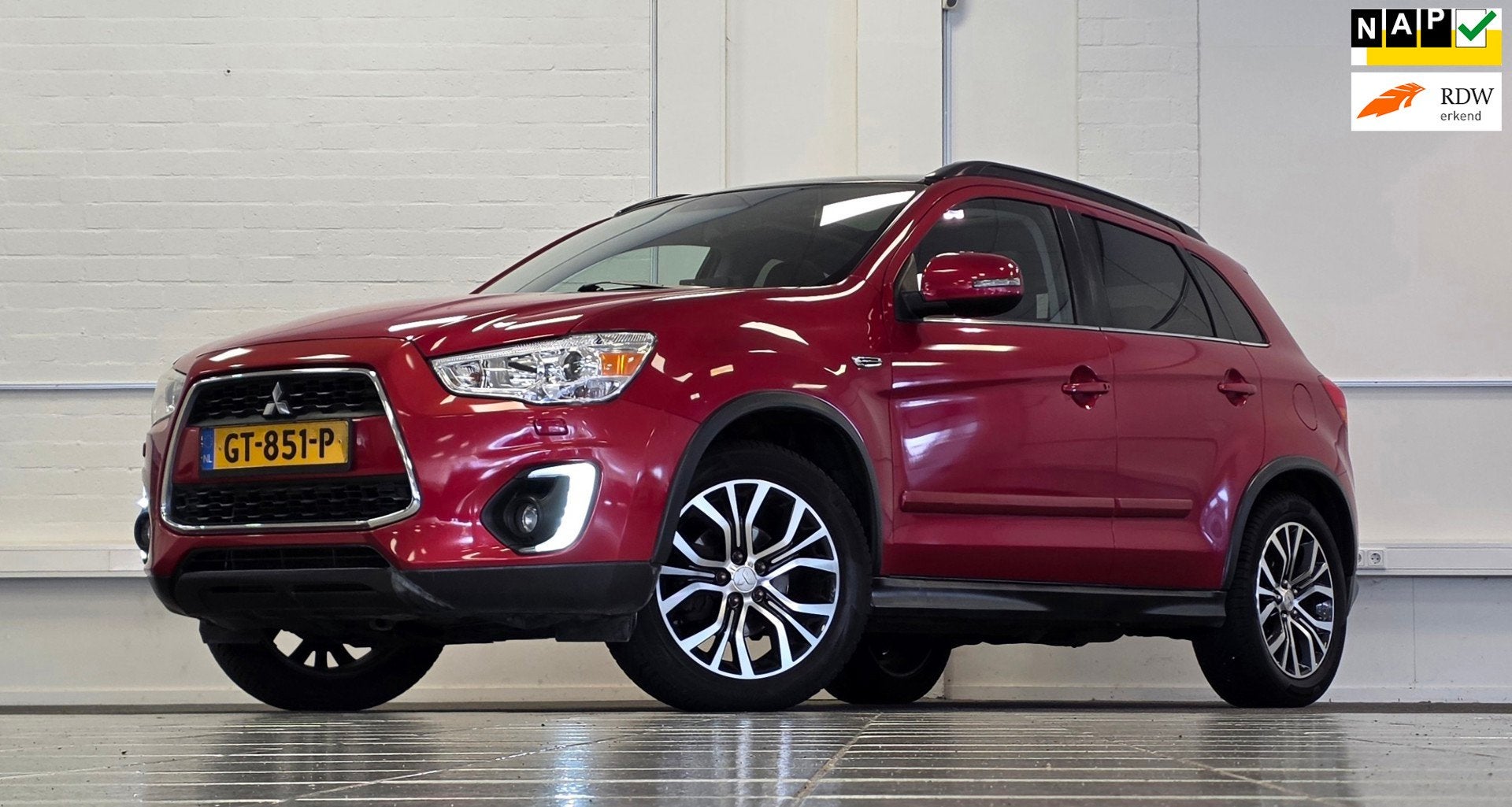 Mitsubishi ASX 1.6 Cleartec Instyle 1e Eigenaar 100% Dealer, Auto's, Voorwielaandrijving, Dealer onderhouden, Gebruikt, 4 cilinders