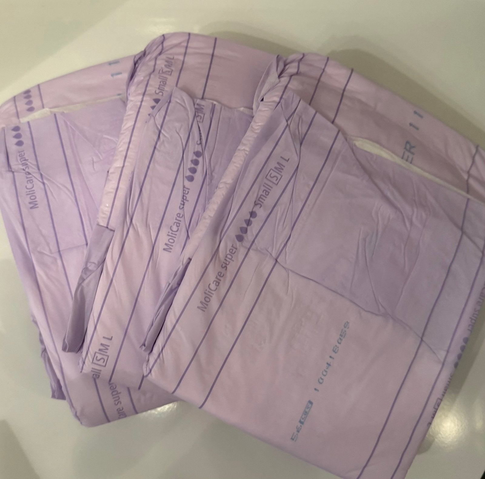3x Molicare super small luiers 4 druppels absorptie, Verzenden, Nieuw, Overige typen