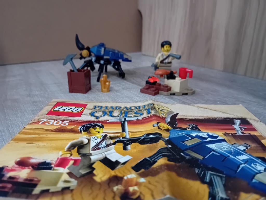 Lego Pharaoh's Quest Aanval van de Scarabee 7305, Overige thema's, Lego, Ophalen of Verzenden, Complete set
