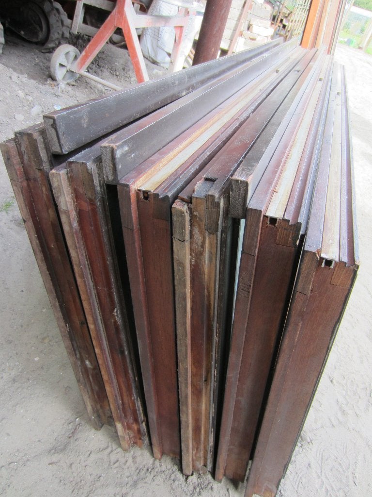 209hx130br Set 6 dubbele ramen in kozijn, dubbel glas + 3div, Ophalen, Gevelraam of Ruit, 160 cm of meer, Zo goed als nieuw