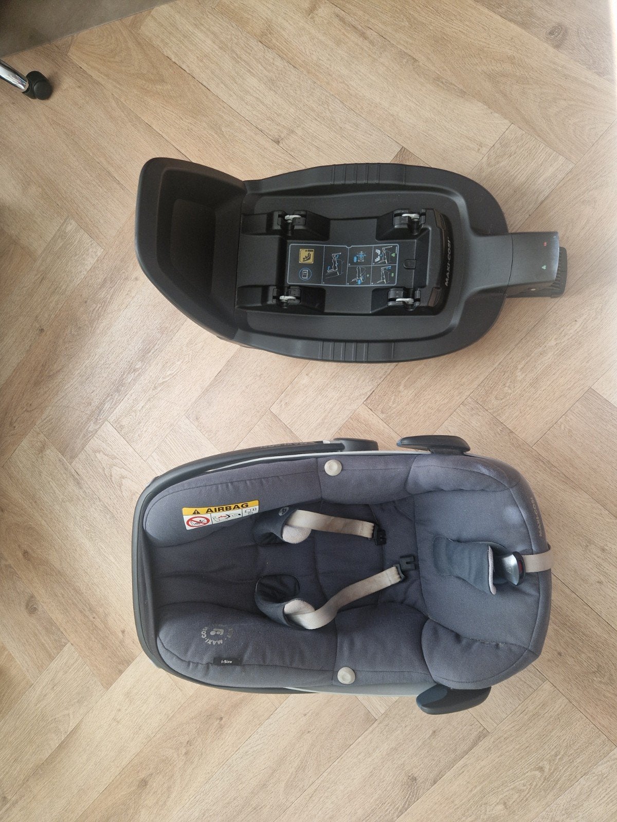 Maxi-Cosi autostoel met Isofix base, Ophalen, Gebruikt, Isofix, 0 t/m 13 kg