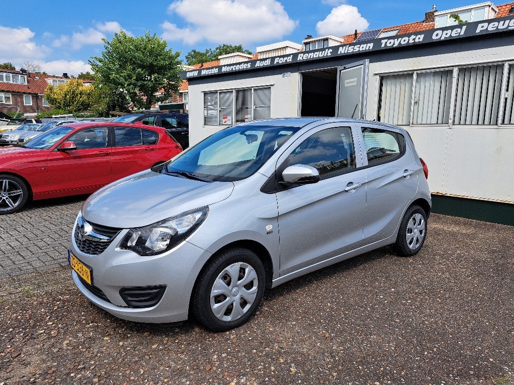 Opel Karl 1.0 airco parkeercamera 75pk 2019 Grijs ecoflex, Voorwielaandrijving, 839 kg, Stof, Sound system