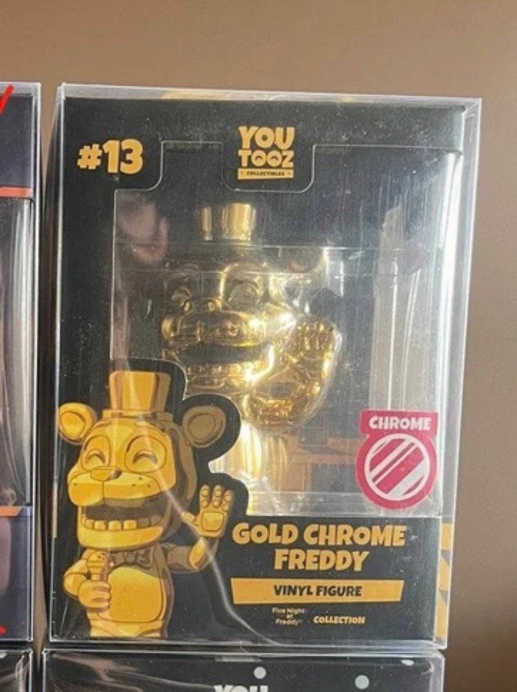 Youtooz Golden Chrome Freddy, Verzenden, Zo goed als nieuw