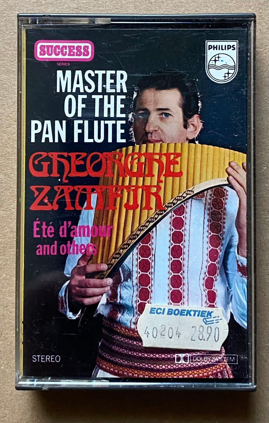 CASSETTE GHEORGHE ZAMFIR - Master Of The Pan Flute (1976 NL), Cd's en Dvd's, Cassettebandjes, Gebruikt, Overige genres, 1 bandje