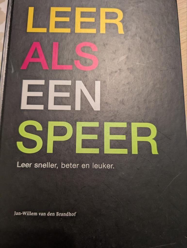 Leer als een Speer - Jan-Willem van den Brandhof, Boeken, Ophalen of Verzenden