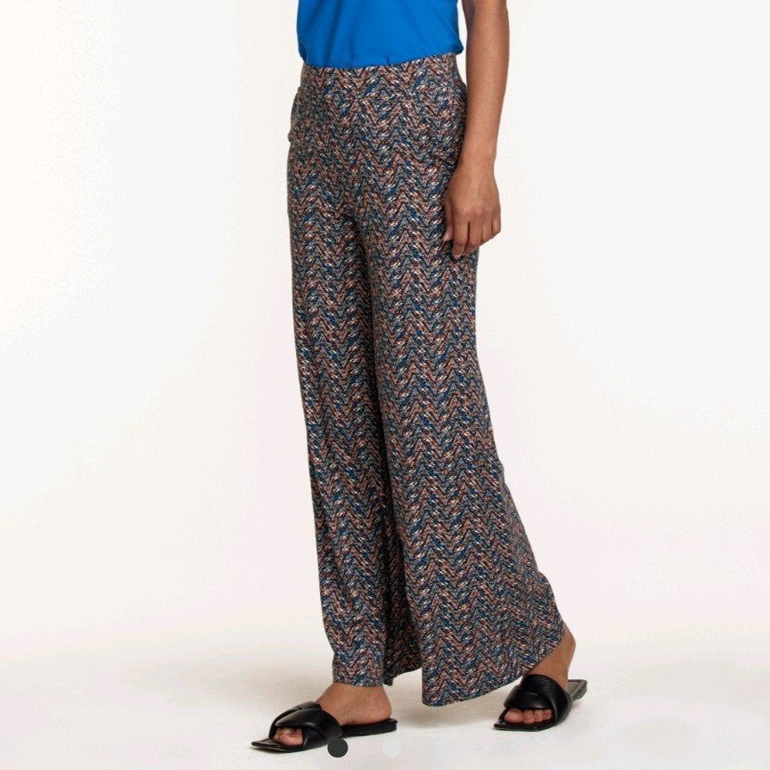 Tramontana broek met zigzag print maat XL, Zwart, Maat 46/48 (XL) of groter, Ophalen of Verzenden, Zo goed als nieuw