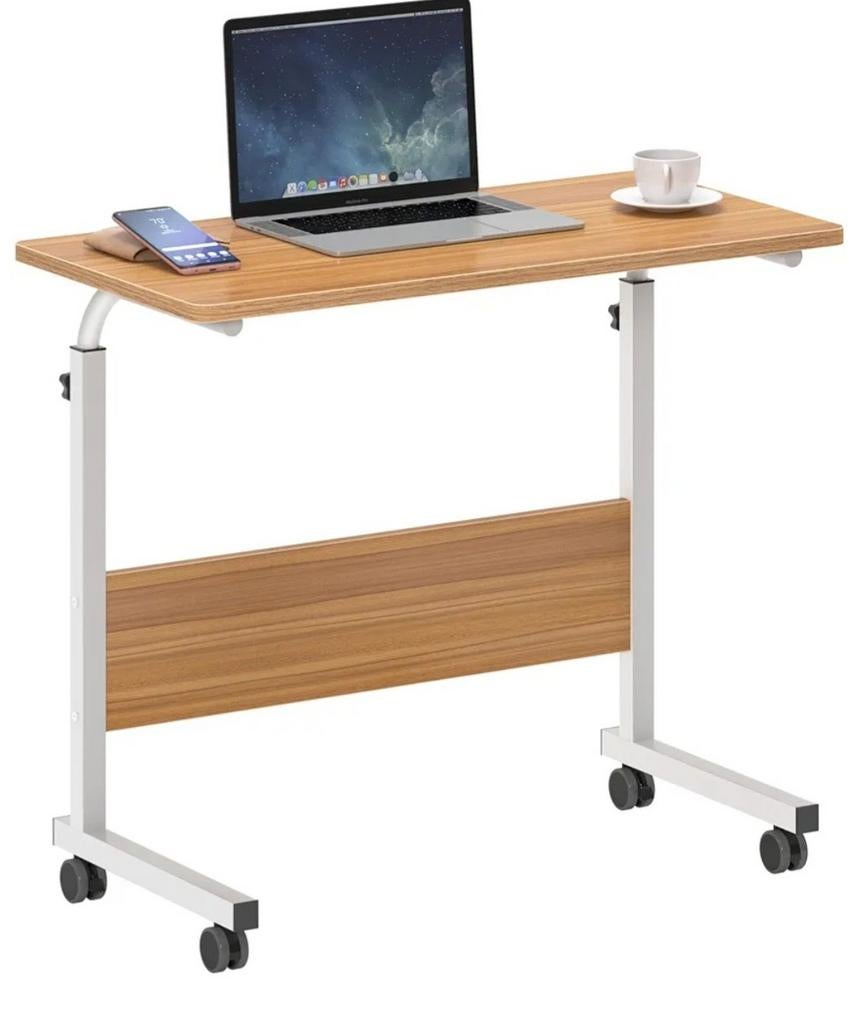 Nieuwe Laptop tafel op wieltjes - Hoogte verstelbaar, Computers en Software, Laptoptafels, In hoogte verstelbaar, Nieuw, Ophalen of Verzenden