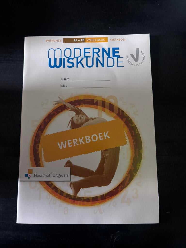 Wiskunde werkboek, Ophalen, Zo goed als nieuw, VMBO