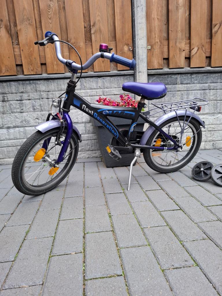 Next Generation kinderfiets voor jongens en meisjes 16 inch, Fietsen en Brommers, Fietsen | Jongens, Ophalen, Terugtraprem, Handrem