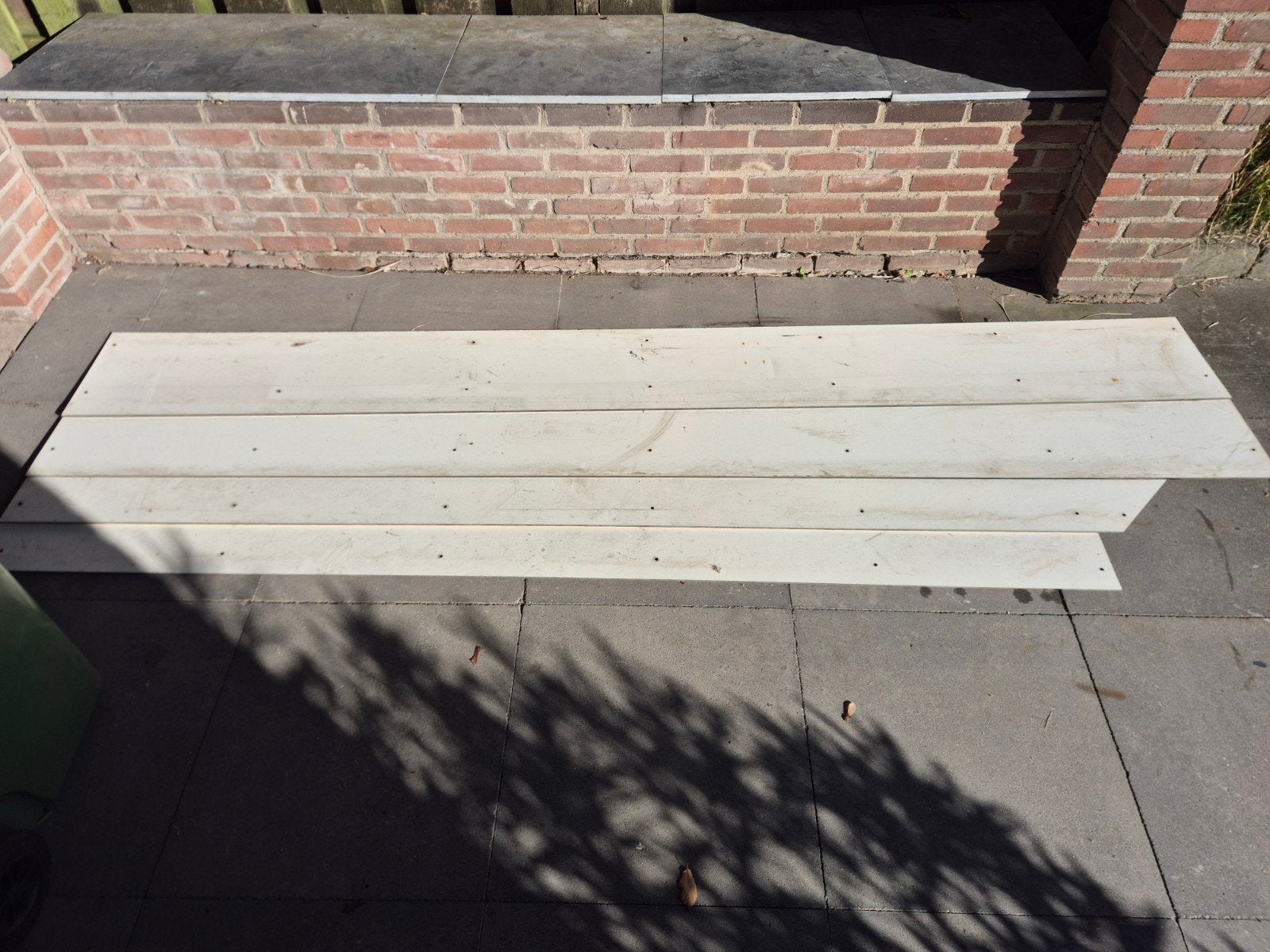 Witte trespa panelen, Ophalen, Gebruikt, 25 tot 50 mm, 250 tot 300 cm