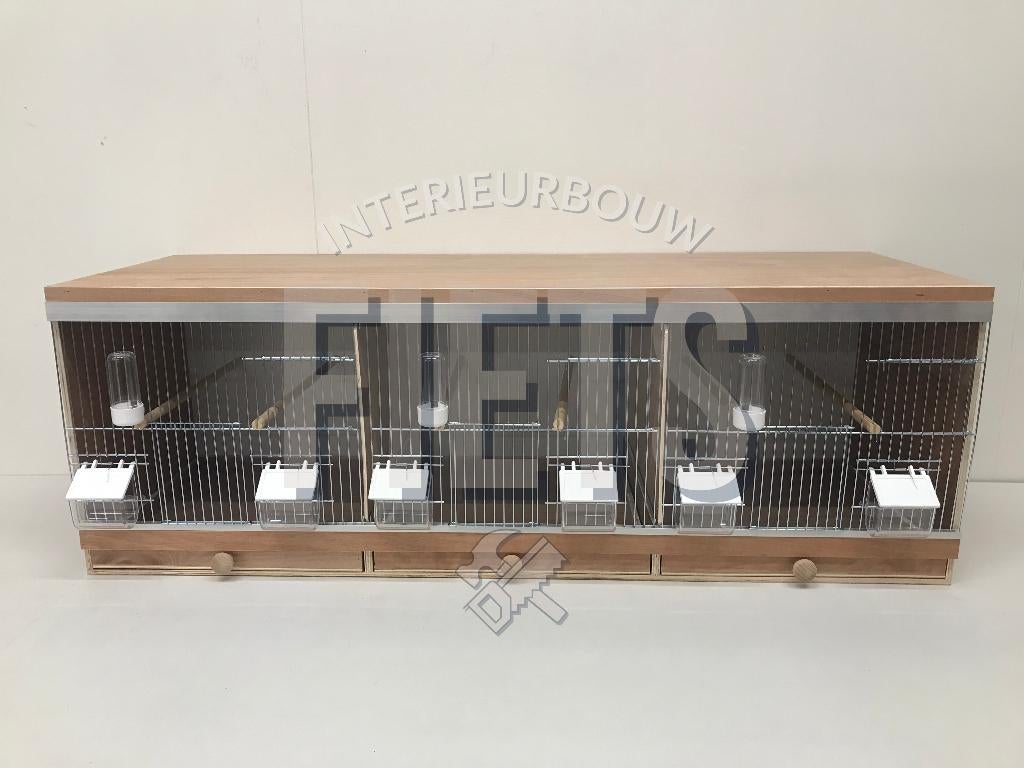 Houten kweekkooien | Broedkooien 121,5 x 40 x 40 Trippel, Dieren en Toebehoren, Vogels | Hokken en Kooien, Nieuw, Broedkooi of Kweekkooi