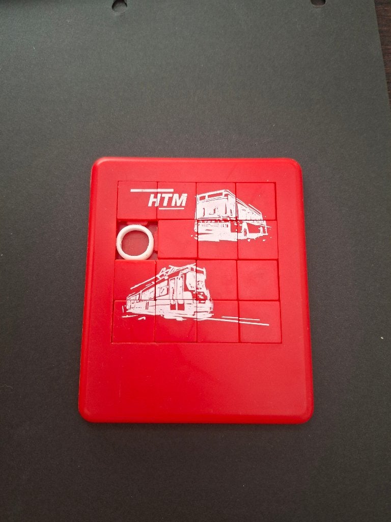 schuifpuzzel HTM, Verzenden, Minder dan 500 stukjes, Gebruikt, Overige typen