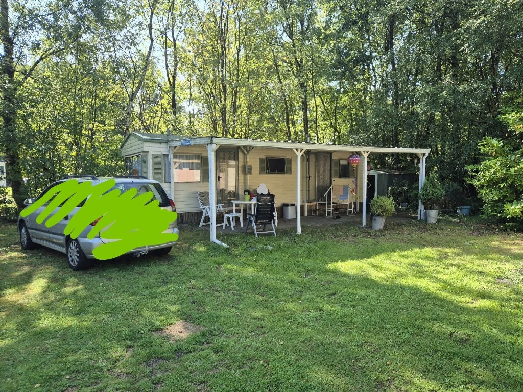 Stacaravan met luifel, schuurtje en inboedel te koop, Tot en met 4
