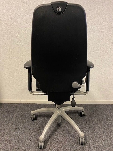 Bureaustoelen RH Logic 400 XL zwart, Huis en Inrichting, Niet ingevuld, Gebruikt, Zwart, Niet ingevuld