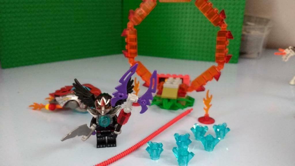Lego Legends of Chima 70100 Ring of fire vuur, Lego, Ophalen of Verzenden, Zo goed als nieuw, Complete set