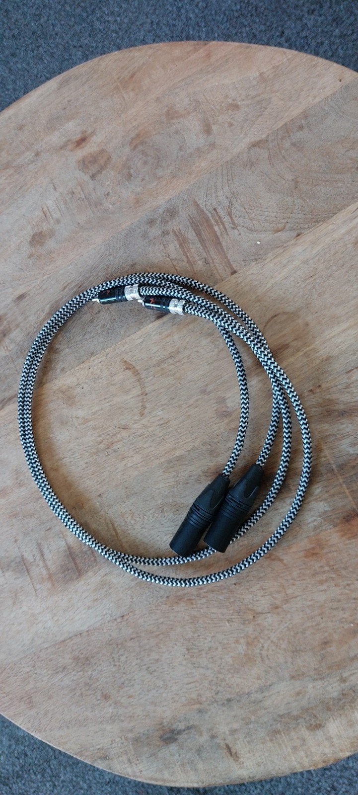 Hypex interlinks RCA-XLR, Ophalen of Verzenden, Zo goed als nieuw, Minder dan 2 meter, Interlink-kabel