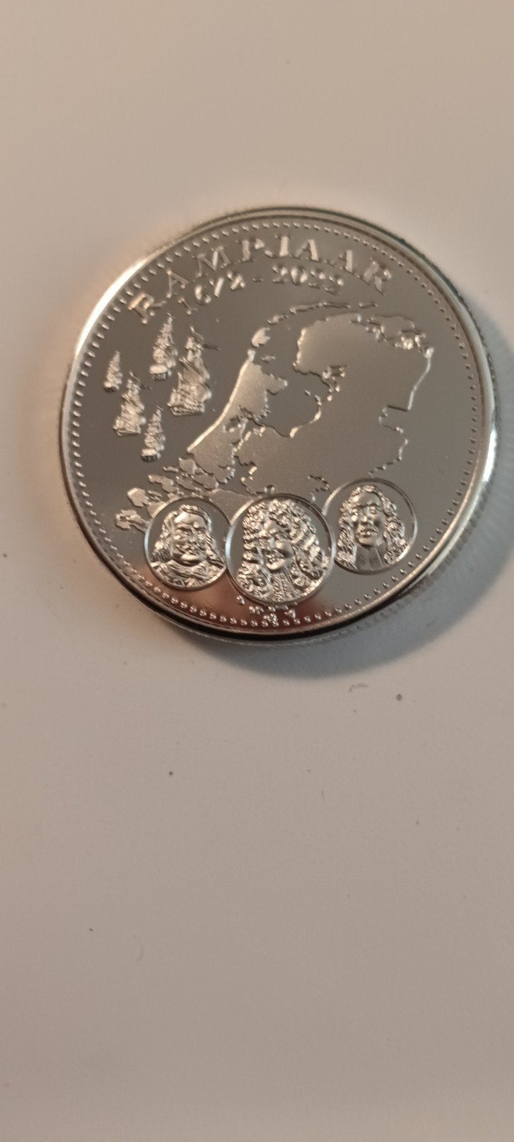 Zilveren munt 2022 - VOC 400 jaar, Postzegels en Munten, Koningin Beatrix, Zilver, Losse munt, Overige waardes